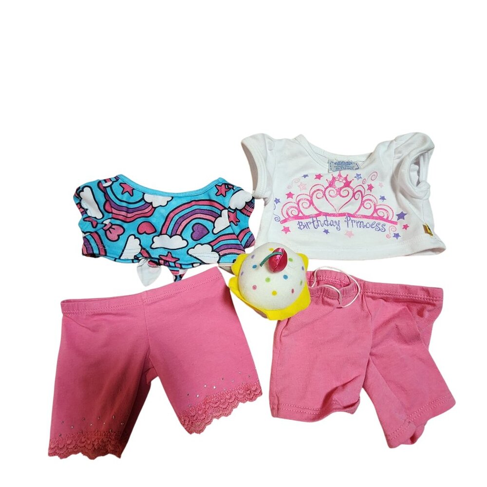 Build a Bear Summer capri sets birthday cupcake